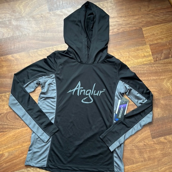 Anglur Tops - New Anglur long sleeve hooded top